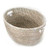 oval white basket made by hand in Senegal oval white basket made by hand in Senegal