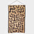 Kuba cloth raffia wall art  Kuba cloth raffia wall art
