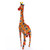 Small Tin Giraffe - Back View Small Tin Giraffe - Back View