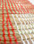 Large red striped basket hamper detail of the weave Large red striped basket hamper detail of the weave