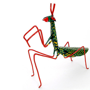 Tin Praying Mantis | Large Tin Sculpture | Mbare