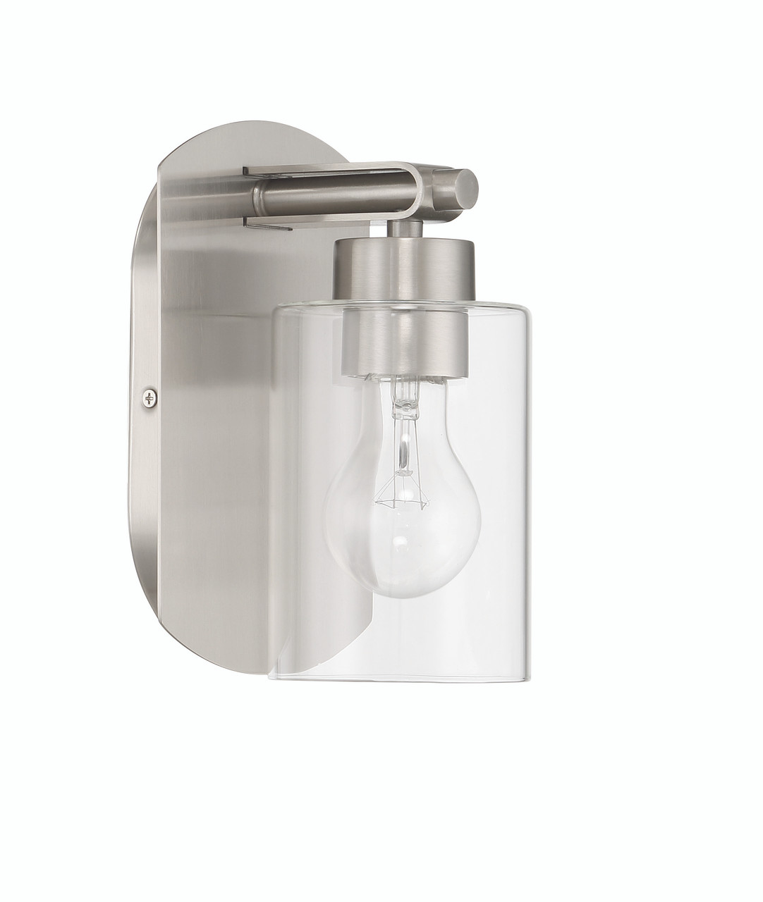 WALLアクセサリー Hendrix 1 Light Wall Sconce in Brushed Polished Nickel - Craftmade