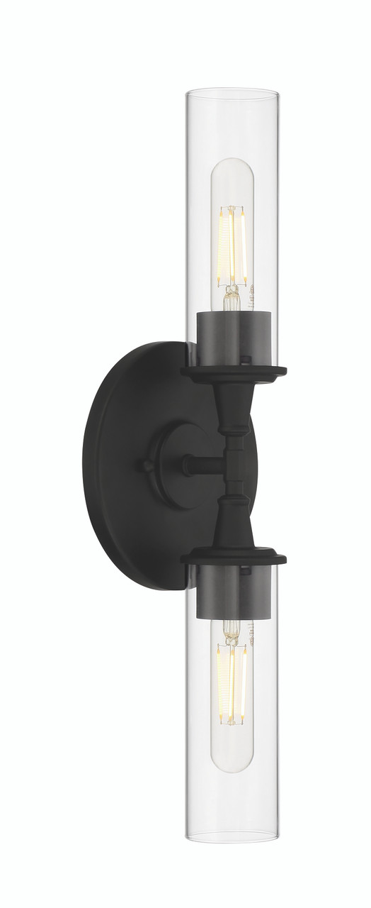 Modina 2 Light Linear Wall Sconce in Espresso - Craftmade