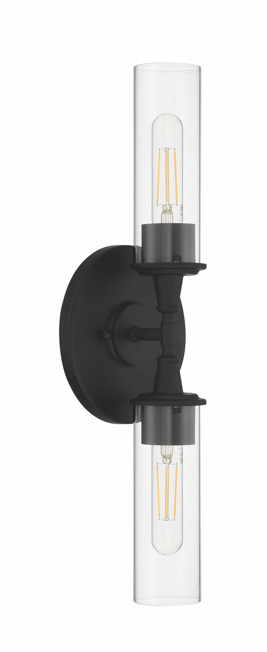 Modina 2 Light Linear Wall Sconce in Espresso - Craftmade