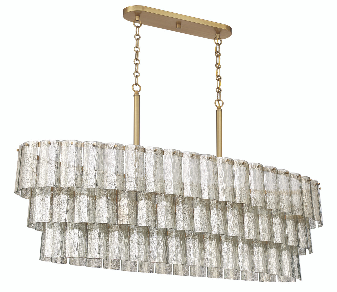 Museo 7 Light Island in Satin Brass - Craftmade International