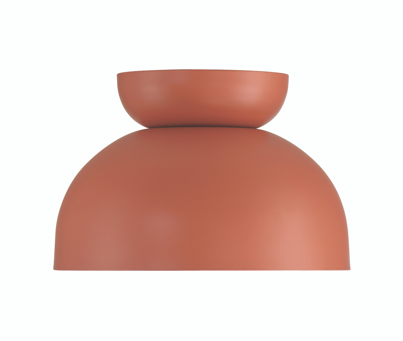 Ventura Dome 1 Light Flushmount in Baked Clay - Craftmade