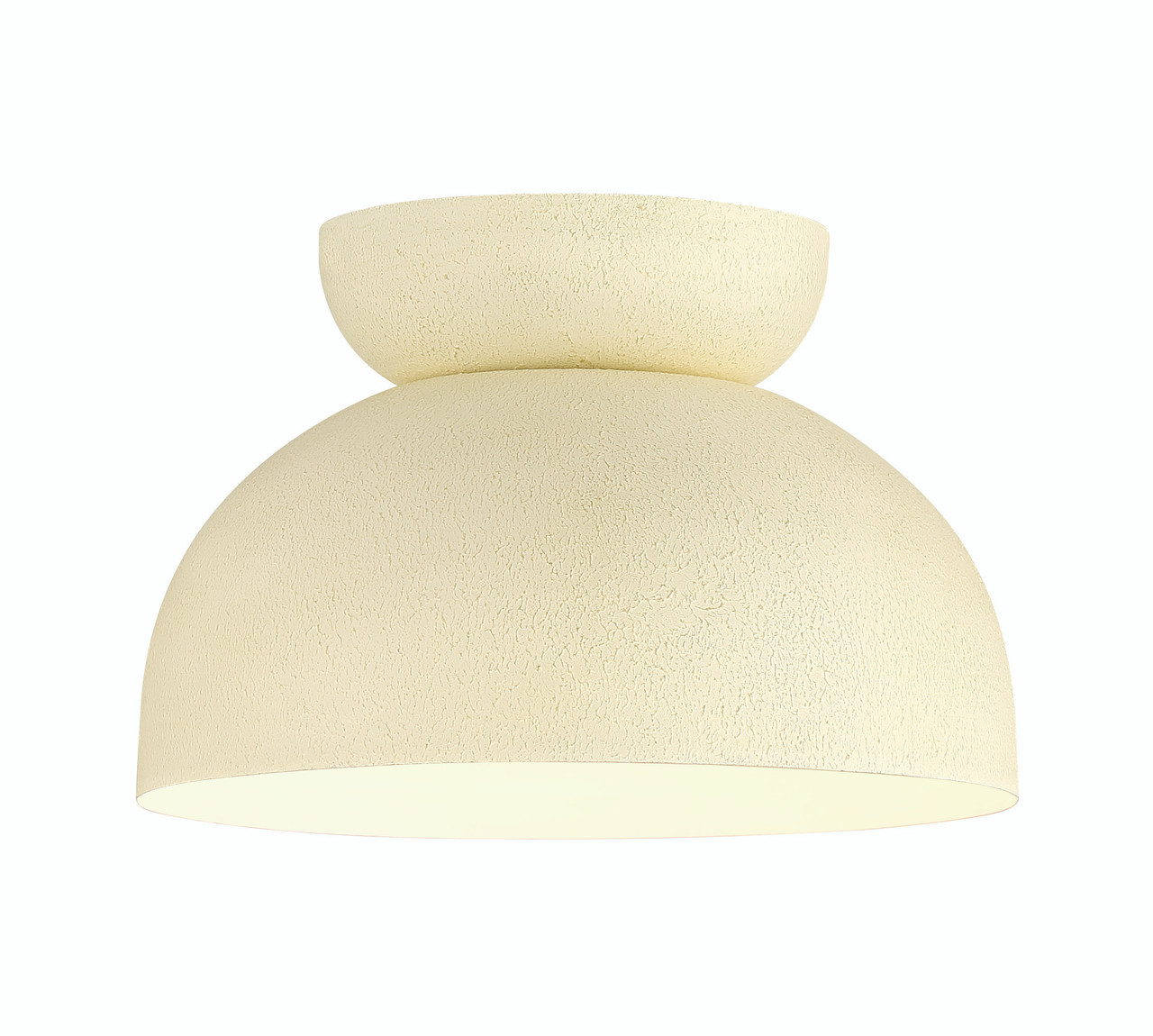 Ventura Dome 1 Light Flushmount in Cottage White - Craftmade