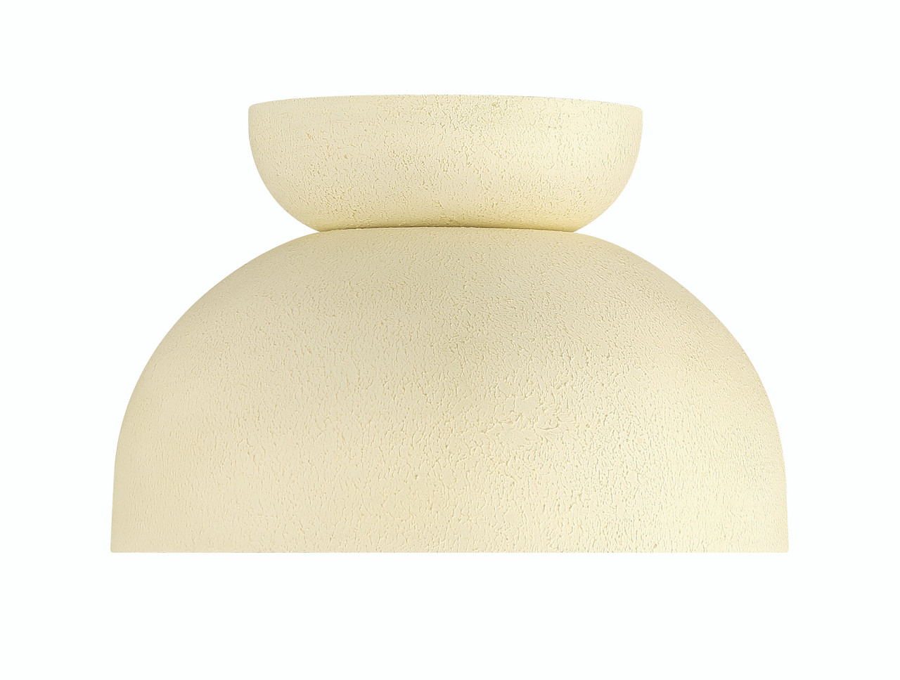 Ventura Dome 1 Light Flushmount in Cottage White - Craftmade