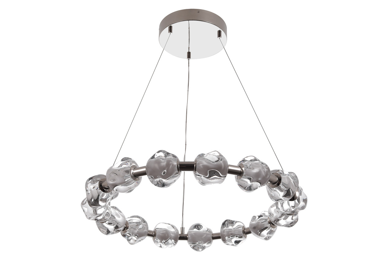 Jackie 15 Light LED Chandelier in Polished Nickel - Craftmade