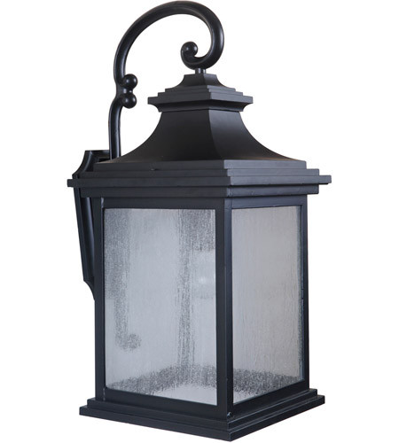 SELLS SILHOUETTE ILLUMINATE GUARD 8.5号 Gentry 1 Light Large Outdoor Wall Lantern in Midnight - Craftmade