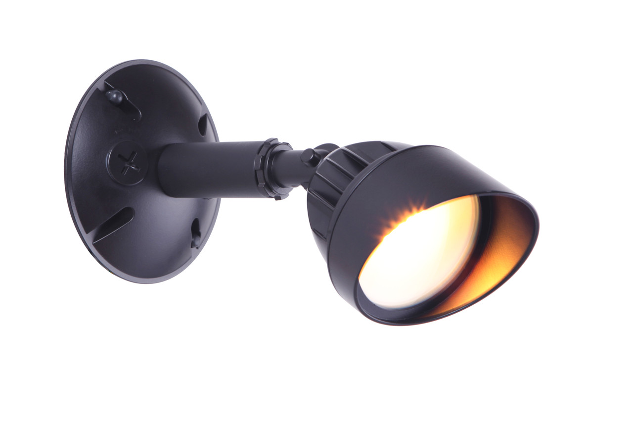 1 Light Outdoor LED Flood in Midnight - Craftmade International