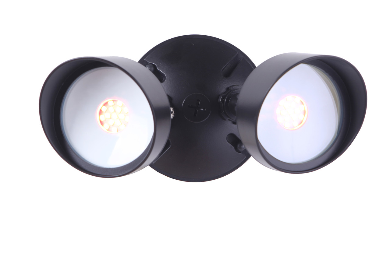 2 Light Outdoor LED Flood in Midnight - Craftmade International