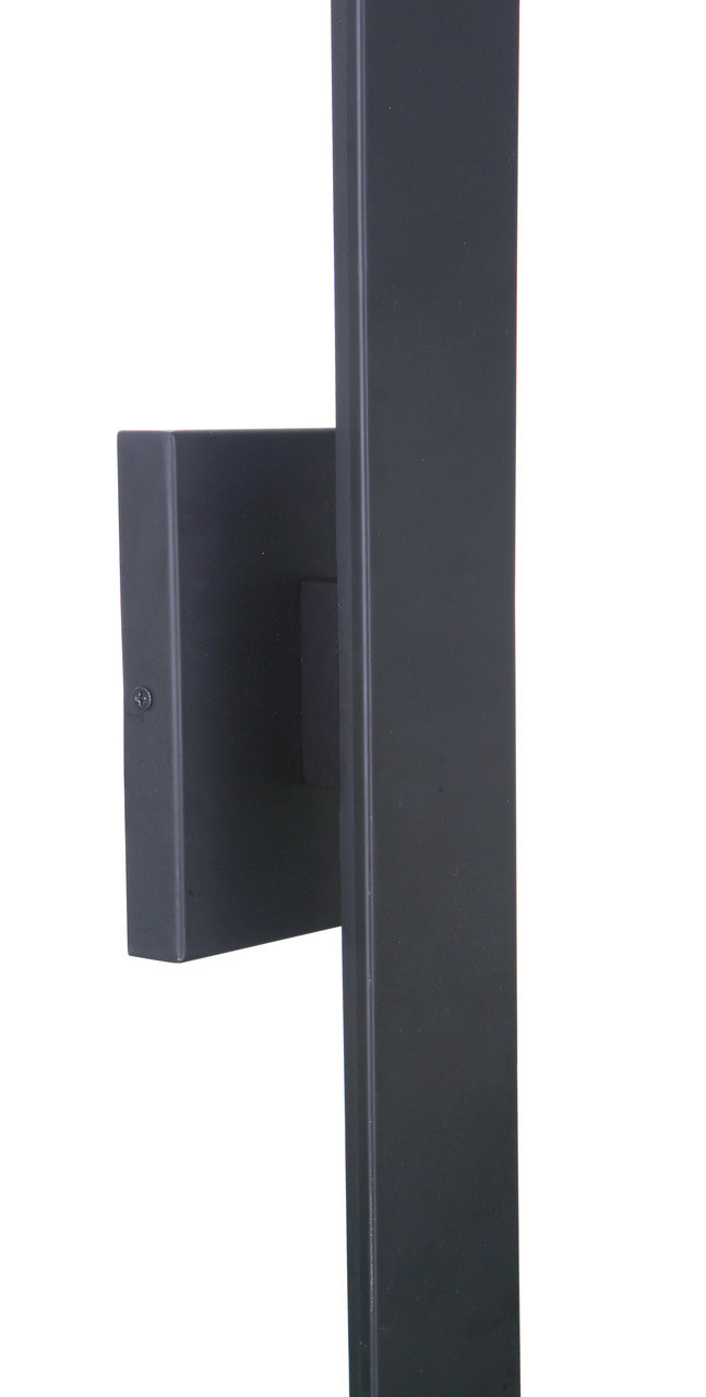 Rens 1 Light Medium Outdoor LED Wall Lantern in Midnight