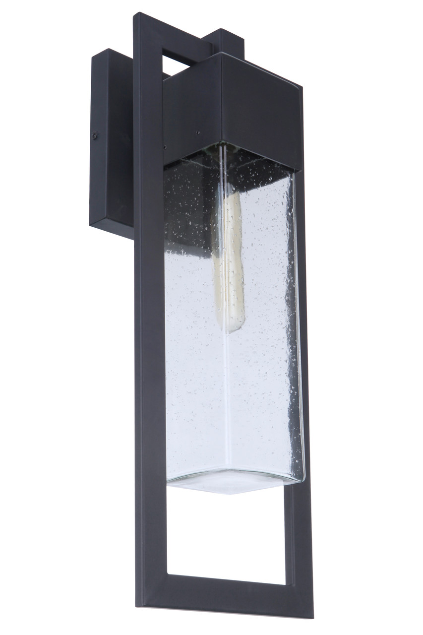 Perimeter 1 Light Small Outdoor Wall Lantern in Midnight