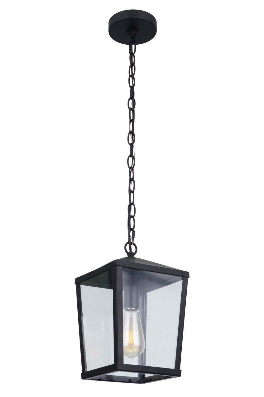 ÖRSKÄR 灯台 （大）スウェーデンハンドメイド Olsen 1 Light Medium Outdoor Pendant in Midnight - Craftmade
