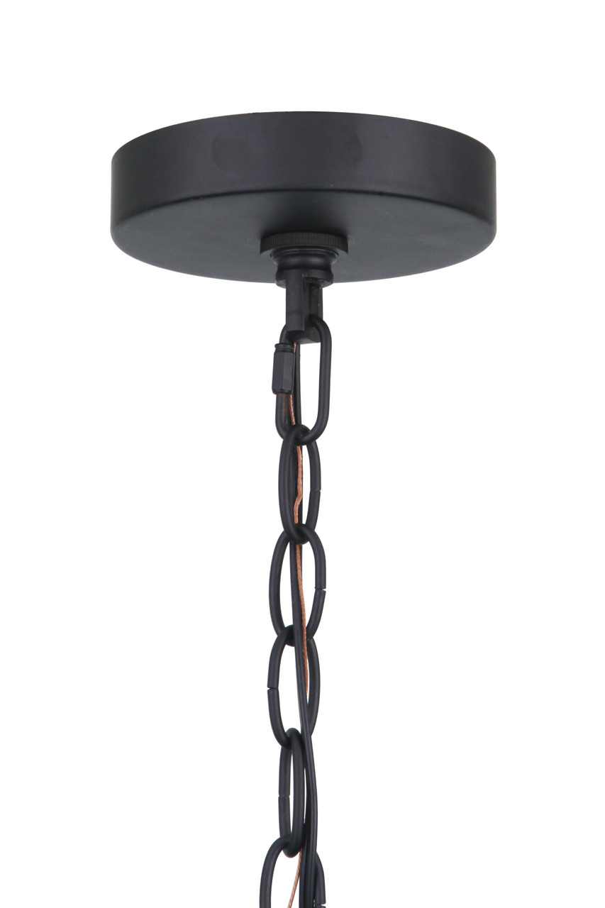 Olsen 1 Light Medium Outdoor Pendant in Midnight - Craftmade