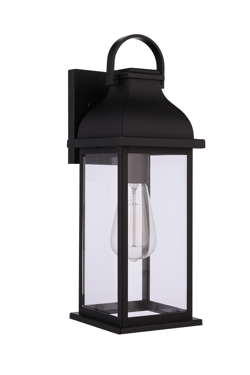 Bent Tree 1 Light Outdoor Wall Lantern in Midnight - Craftmade