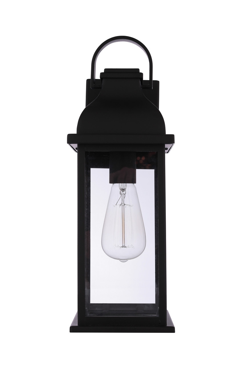 Bent Tree 1 Light Outdoor Wall Lantern in Midnight - Craftmade