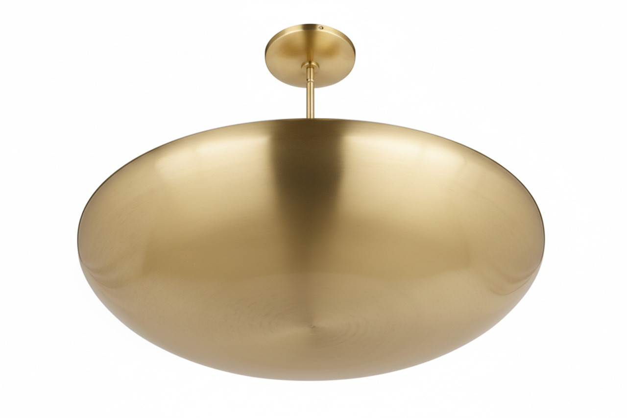 Isabel 5 Light Convertible Semi-Flush in Satin Brass - Craftmade