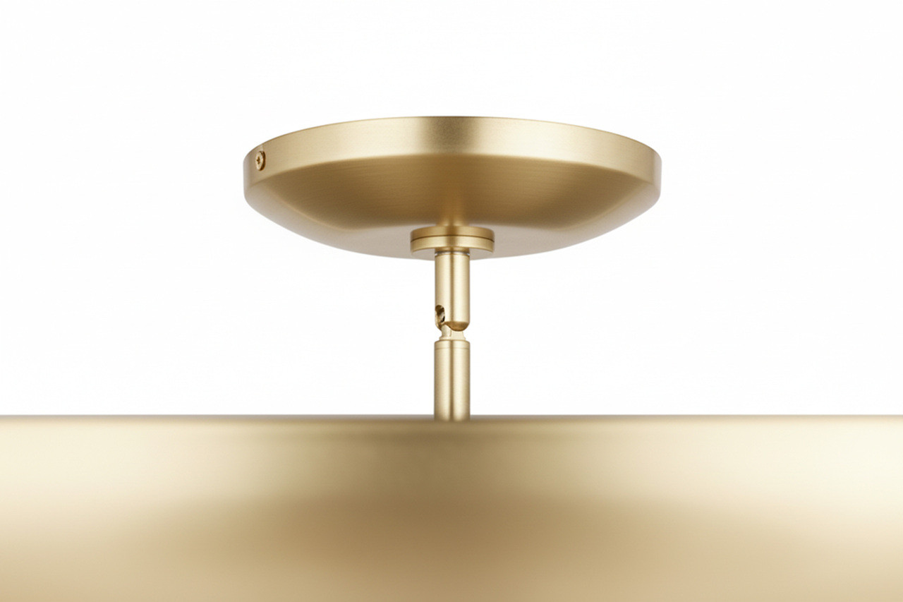 Isabel 5 Light Convertible Semi-Flush in Satin Brass - Craftmade