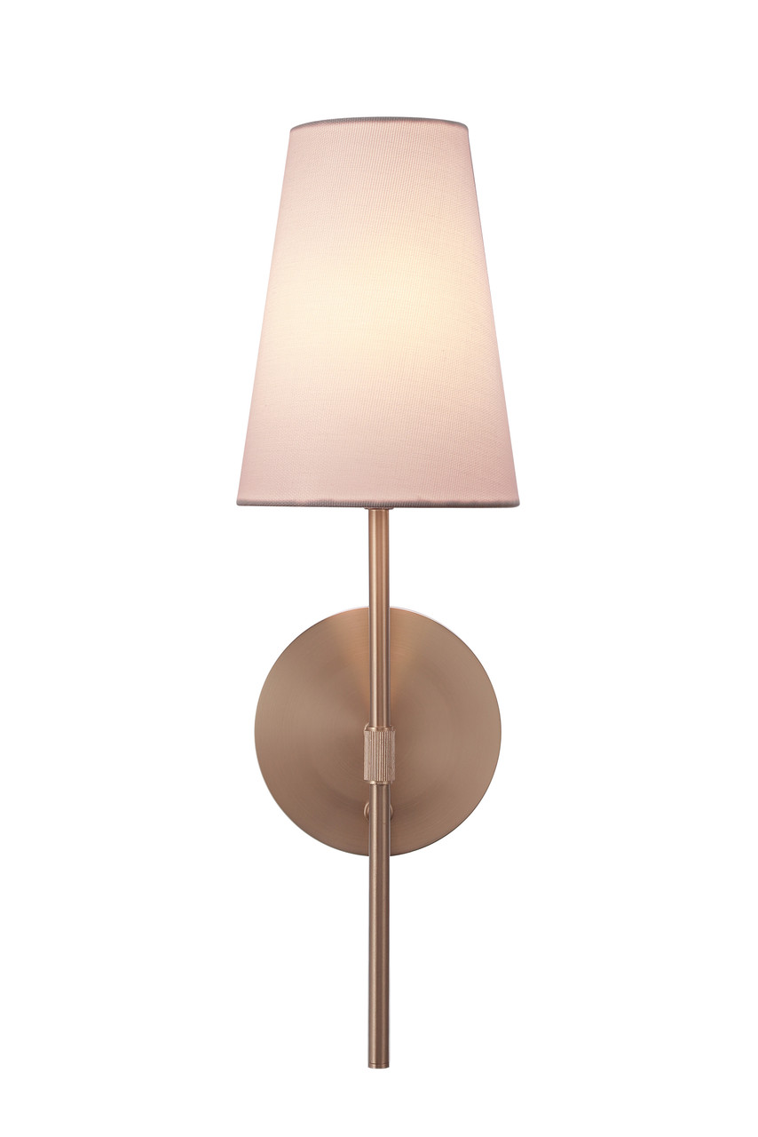 Astor 1 Light Wall Sconce in Satin Brass - Craftmade International