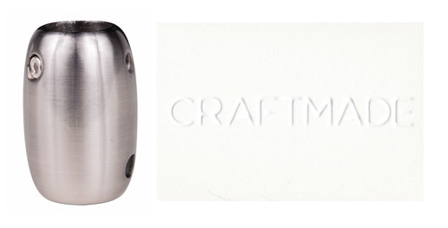 1/2" Downrod Coupler in White