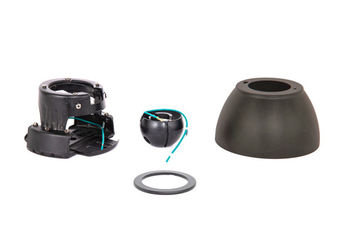 Slope Mount Adapter up to 39 Degrees for TTE, PRT78, PRT102, PRT120, RSH, and AXL80 Fans in Espresso