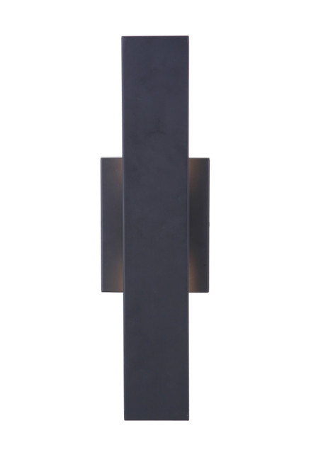 Rens 1 Light Medium Outdoor LED Wall Lantern in Midnight