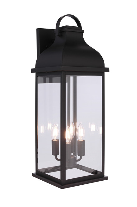 Bent Tree 1 Light Outdoor Wall Lantern in Midnight - Craftmade