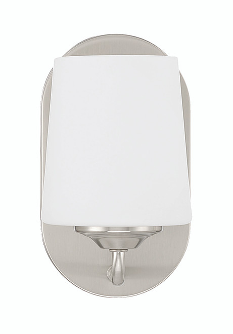 Covey 1 Light Wall Sconce in Brushed Polished Nickel