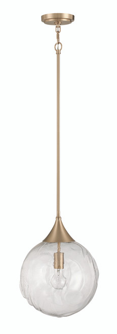 Reflection 1 Light Pendant in Craftmade Premium Bronze