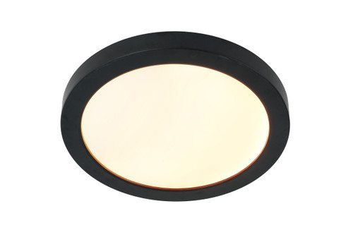 Slim Line II 7" LED Pancake Flushmount in Flat Black; 5CCT Selectable 2700-5000K