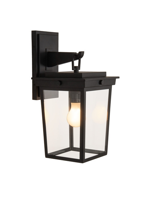Duncan 1 Light Outdoor Wall Latern in Textured Black - Craftmade