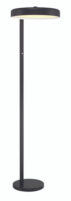Keeva 1 Light Floor Lamp in Flat Black
