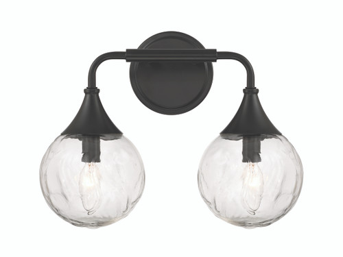 Reflection 2 Light Vanity in Flat Black