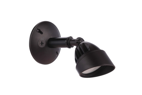 1 Light Outdoor LED Flood in Bronze
