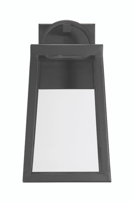Calgary 1 Light 13" LED Outdoor Wall Lantern in Textured Black
