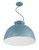 Ventura Dome 1 Light Pendant in Dusty Blue