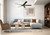 Fonz 65" 5-Blade Ceiling Fan in Satin Brass w/ White Blades; Light Kit Included (Optional)