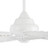 Getaway 52" 5-Blade Outdoor Ceiling Fan in Matte White w/ White Blades; Not Light Kit Adaptable