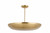 Isabel 5 Light Convertible Semi-Flush in Satin Brass