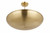 Isabel 5 Light Convertible Semi-Flush in Satin Brass
