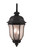 Harper 3 Light Large Outdoor Wall Lantern in Textured Black