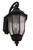 Harper 3 Light Large Outdoor Wall Lantern in Textured Black