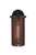 River 1 Light 13.5" Outdoor Wall Latnern in Warm Teak/Midnight