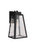 Sorano 1 Light 13.88" Outdoor Lantern in Textured Black w/ Photocell & Dusk-to-Dawn