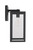 Harris 1 Light 15.63" Outdoor Lantern in Textured Black w/ Photocell & Dusk-to-Dawn