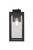 Harris 1 Light 15.63" Outdoor Lantern in Textured Black w/ Photocell & Dusk-to-Dawn