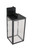 Harris 1 Light 15.63" Outdoor Lantern in Textured Black w/ Photocell & Dusk-to-Dawn