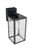 Harris 1 Light 15.63" Outdoor Lantern in Textured Black w/ Photocell, Dusk-to-Dawn, & GFCI